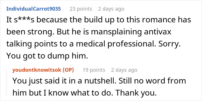 Man Tries To Argue Against Vaccines With His Nurse GF, She Immediately Shuts Him Down With Facts Man Tries To Argue Against Vaccines With His Nurse GF, She Immediately Shuts Him Down With Facts