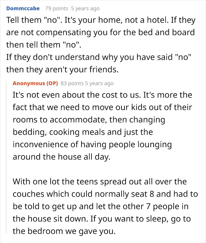 Family Finds Out What Family And Friends Are Saying Behind Their Backs, Shuts Down Their Free B&B Family Finds Out What Family And Friends Are Saying Behind Their Backs, Shuts Down Their Free B&B