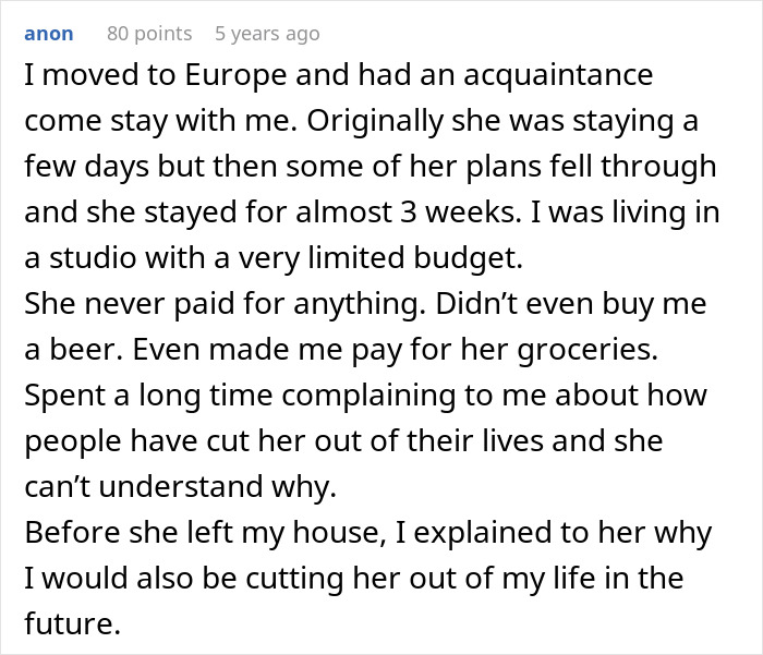 Family Finds Out What Family And Friends Are Saying Behind Their Backs, Shuts Down Their Free B&B Family Finds Out What Family And Friends Are Saying Behind Their Backs, Shuts Down Their Free B&B