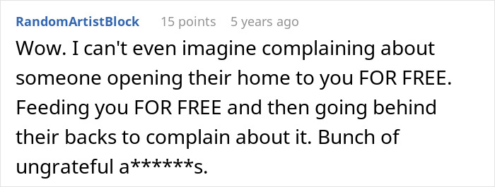 Family Finds Out What Family And Friends Are Saying Behind Their Backs, Shuts Down Their Free B&B Family Finds Out What Family And Friends Are Saying Behind Their Backs, Shuts Down Their Free B&B