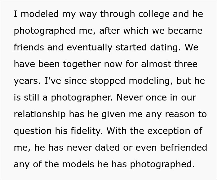 Woman Meets Photographer Boyfriend While Modeling For Him, Suspects That He Found A New Muse