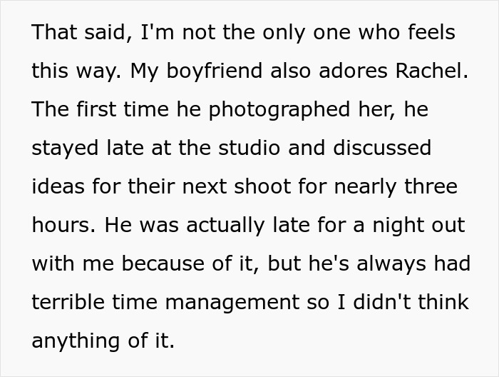 Woman Meets Photographer Boyfriend While Modeling For Him, Suspects That He Found A New Muse