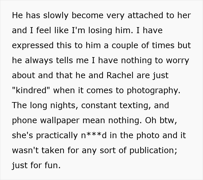 Woman Meets Photographer Boyfriend While Modeling For Him, Suspects That He Found A New Muse