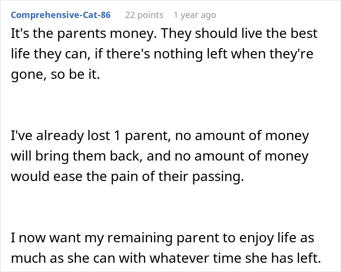 Millennial Daughter Starts Controlling Parents&rsquo; Spending So She Can Have A Larger Inheritance
