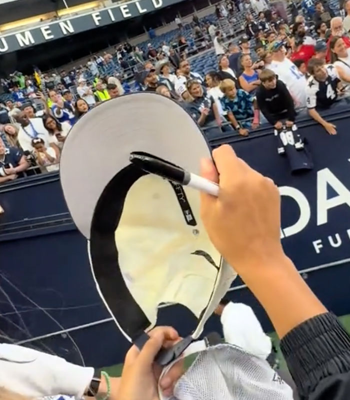 ‘Karen’ Tries To Steal NFL Hat From Kid After Match, But Gets Exposed Online Instead