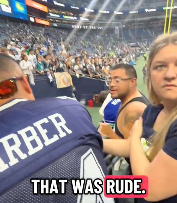 ‘Karen’ Tries To Steal NFL Hat From Kid After Match, But Gets Exposed Online Instead