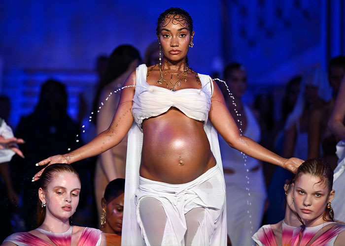 Pregnant Star Faces Mounting Backlash Over Bizarre Runway Appearance Featuring Gushing Liquid Pregnant Star Faces Mounting Backlash Over Bizarre Runway Appearance Featuring Gushing Liquid
