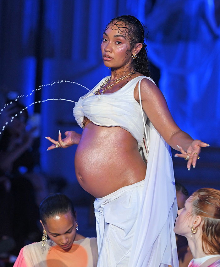 Pregnant Star Faces Mounting Backlash Over Bizarre Runway Appearance Featuring Gushing Liquid Pregnant Star Faces Mounting Backlash Over Bizarre Runway Appearance Featuring Gushing Liquid