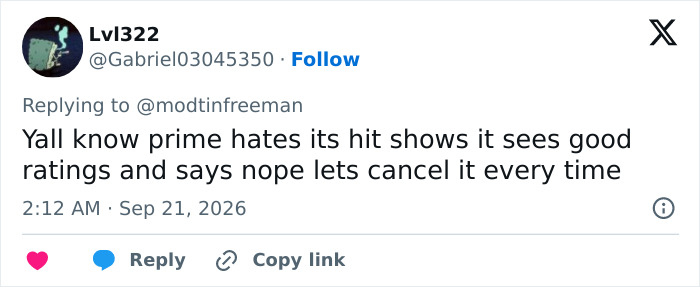 Furious Backlash As Amazon Cancels Female-Centric Show Despite Strong Viewership