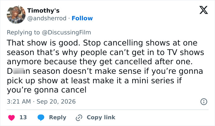Furious Backlash As Amazon Cancels Female-Centric Show Despite Strong Viewership