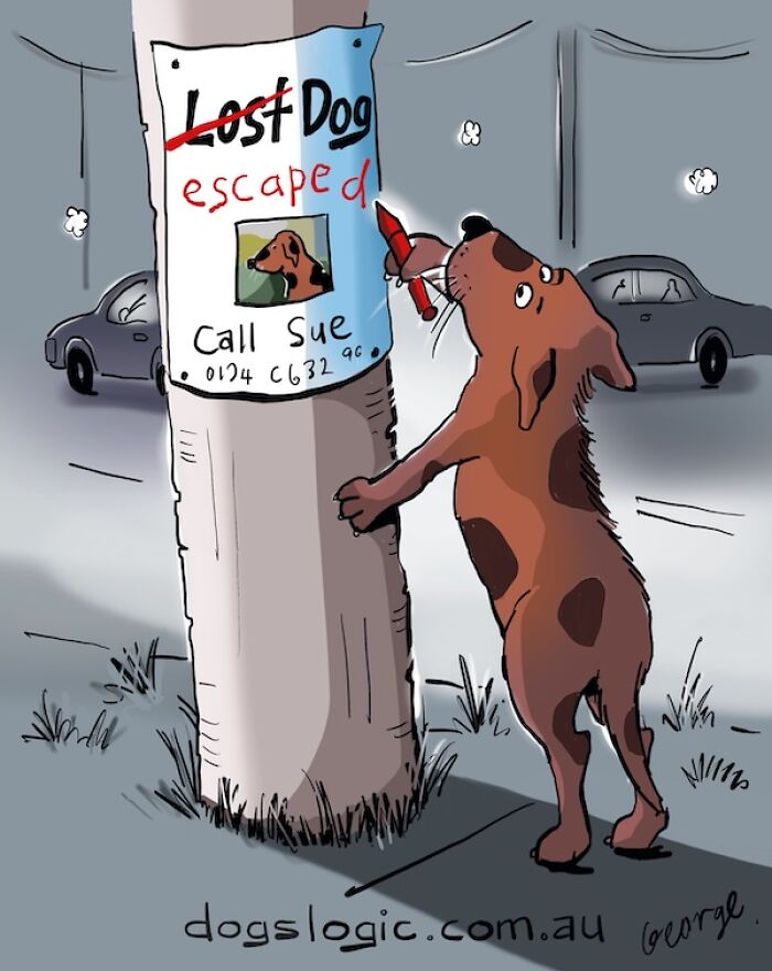 ‘Dog Logic’: Artist Imagines The World From A Dog’s Point Of View In 20 Hilarious Comics ‘Dog Logic’: Artist Imagines The World From A Dog’s Point Of View In 20 Hilarious Comics