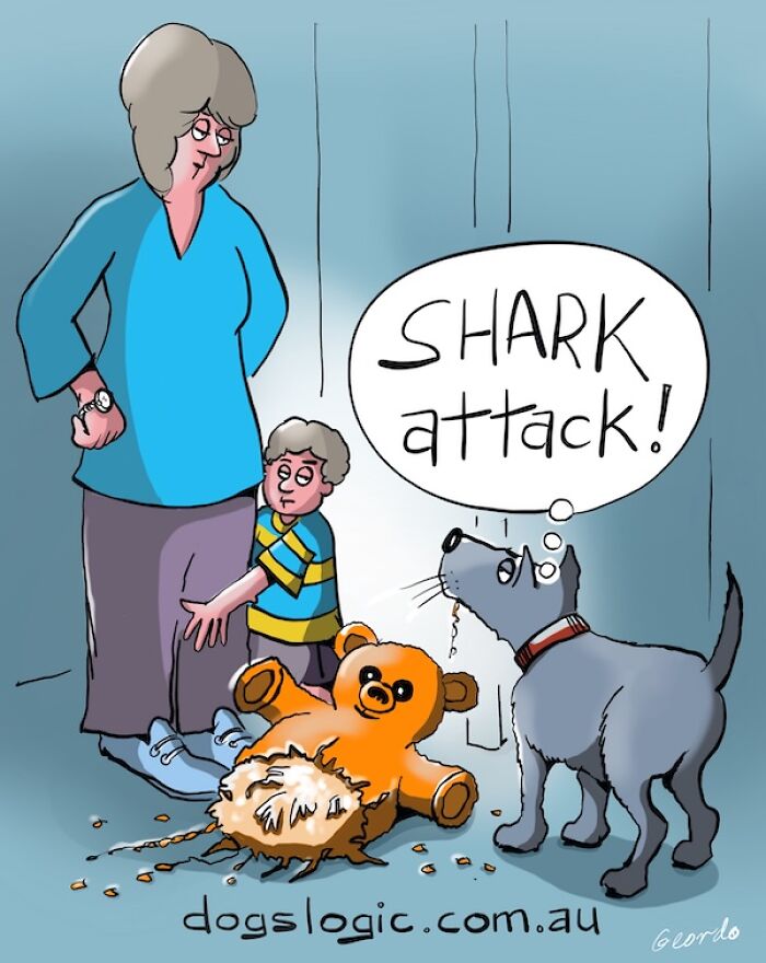 ‘Dog Logic’: Artist Imagines The World From A Dog’s Point Of View In 20 Hilarious Comics ‘Dog Logic’: Artist Imagines The World From A Dog’s Point Of View In 20 Hilarious Comics