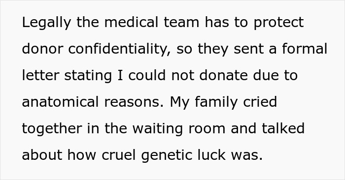 Siblings Asks Doctor To Lie To Family Because The Thought Of Donating Their Kidney Makes Them “Sick”