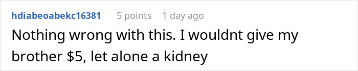 Siblings Asks Doctor To Lie To Family Because The Thought Of Donating Their Kidney Makes Them “Sick”
