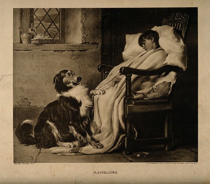 30 Paintings By Briton Rivi&egrave;re That Capture The Unbreakable Bond Between Dogs And Humans