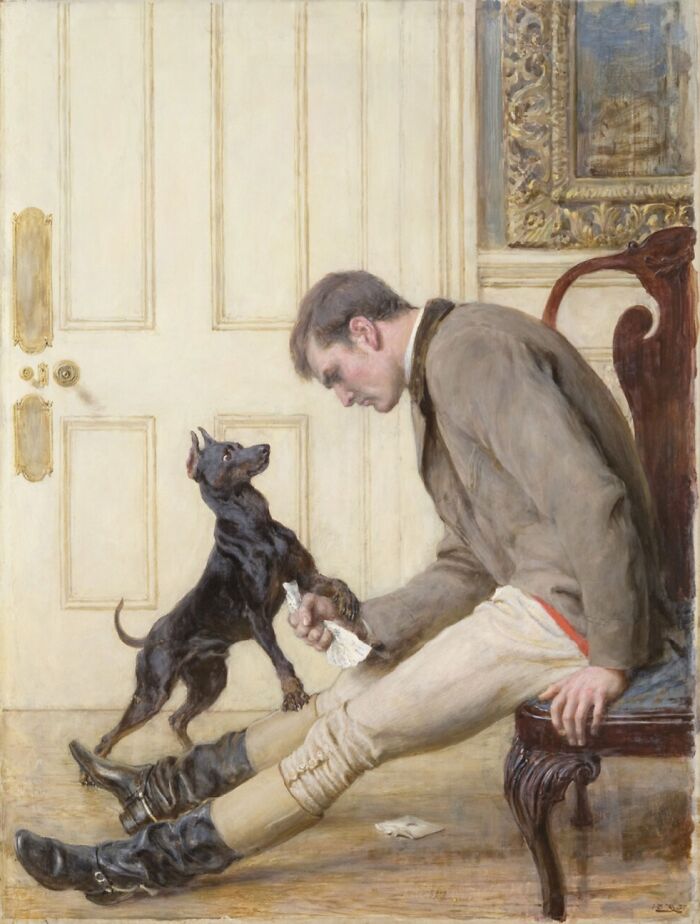 30 Paintings By Briton Rivi&egrave;re That Capture The Unbreakable Bond Between Dogs And Humans
