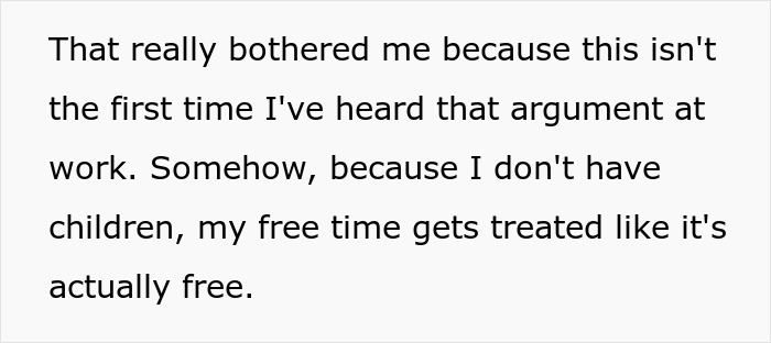 People Are Infuriated By This Boss Who Isn’t Even Aware He’s Discriminating Against A Childless Employee People Are Infuriated By This Boss Who Isn’t Even Aware He’s Discriminating Against A Childless Employee
