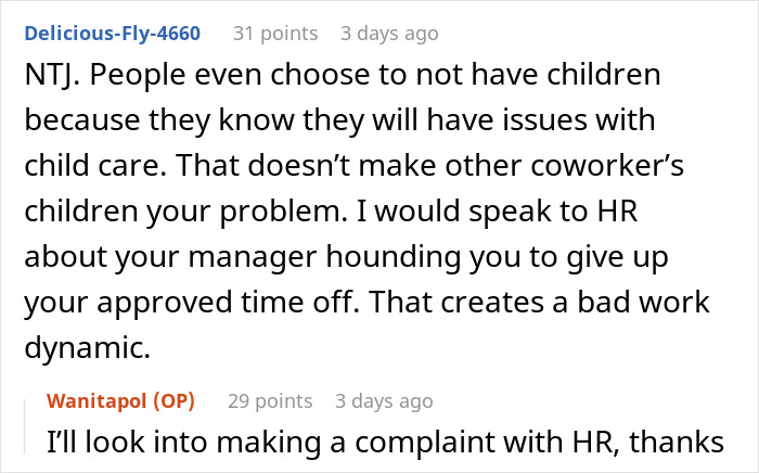 People Are Infuriated By This Boss Who Isn’t Even Aware He’s Discriminating Against A Childless Employee People Are Infuriated By This Boss Who Isn’t Even Aware He’s Discriminating Against A Childless Employee