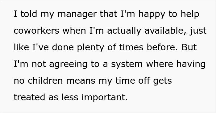 People Are Infuriated By This Boss Who Isn’t Even Aware He’s Discriminating Against A Childless Employee People Are Infuriated By This Boss Who Isn’t Even Aware He’s Discriminating Against A Childless Employee