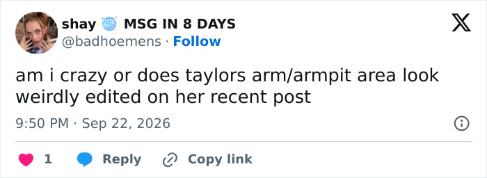 Taylor Swift Slammed After Netizens Spot A Bizarre Detail In Her Latest Photo Announcing Big News