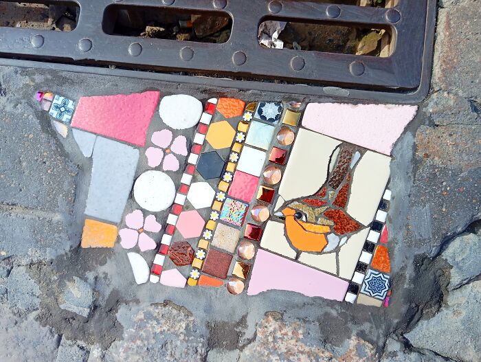 35 Damaged Sidewalks Transformed Into Captivating Art By Dijon-Based Artist 35 Damaged Sidewalks Transformed Into Captivating Art By Dijon-Based Artist