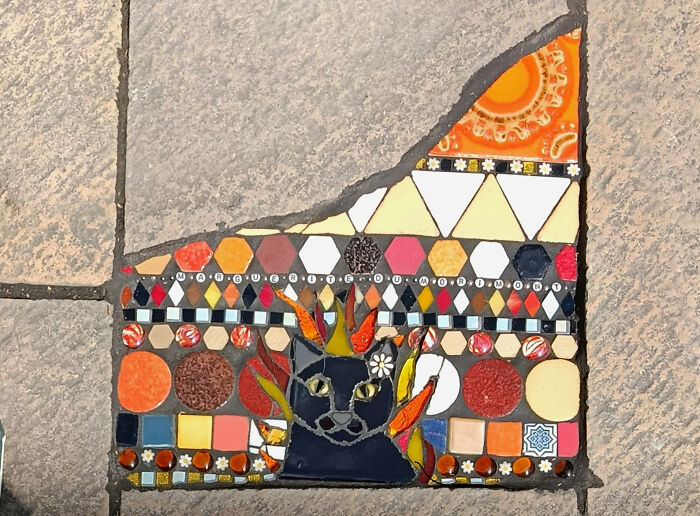35 Damaged Sidewalks Transformed Into Captivating Art By Dijon-Based Artist 35 Damaged Sidewalks Transformed Into Captivating Art By Dijon-Based Artist