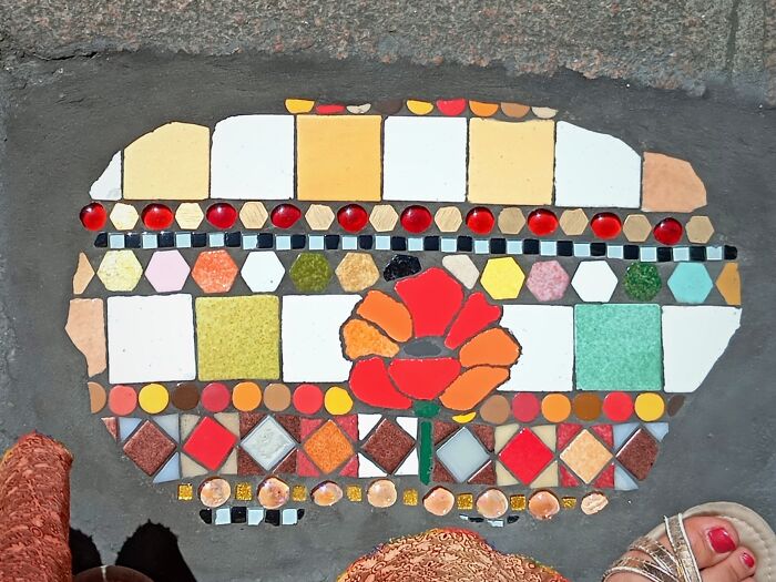 35 Damaged Sidewalks Transformed Into Captivating Art By Dijon-Based Artist 35 Damaged Sidewalks Transformed Into Captivating Art By Dijon-Based Artist