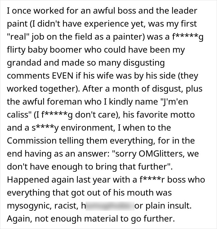 Woman Finally Takes Revenge Against Creepy Male Coworkers After HR Does Nothing