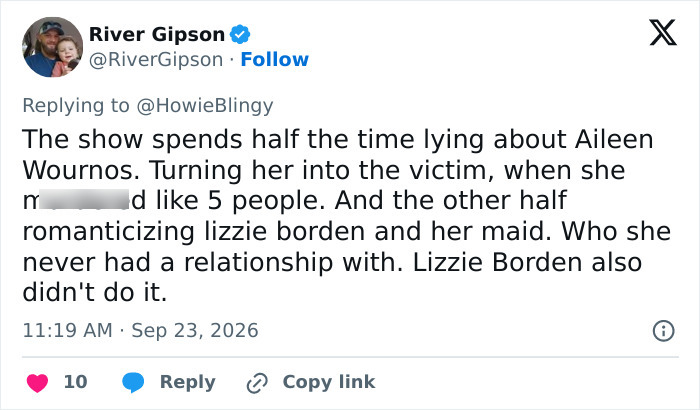 More Chaos As Lizzie Borden Series Offends Viewers Again After Disgusting Scene: “Everyone Should Be Blacklisted” More Chaos As Lizzie Borden Series Offends Viewers Again After Disgusting Scene: “Everyone Should Be Blacklisted”