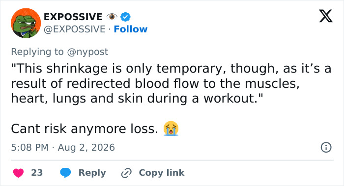 Nurse Warns Of Strange Gym Phenomenon Affecting Men’s Private Parts, Why It Happens And When To Seek Help Nurse Warns Of Strange Gym Phenomenon Affecting Men’s Private Parts, Why It Happens And When To Seek Help