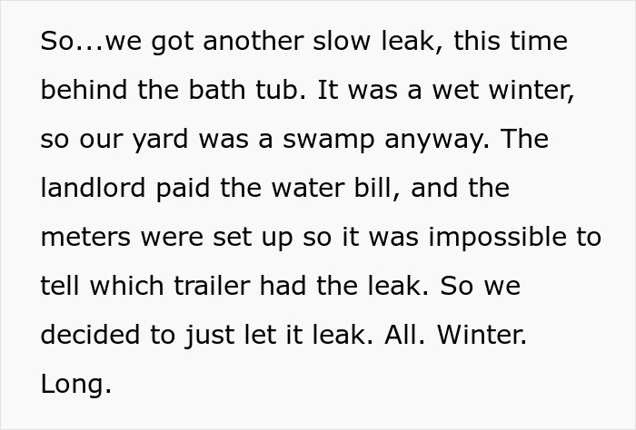 Landlord Won’t Fix Their Water Leak, So Tenants Let It Run Until He’s Forced To Pay $25K Landlord Won’t Fix Their Water Leak, So Tenants Let It Run Until He’s Forced To Pay $25K