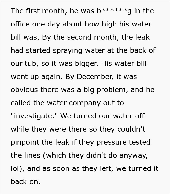 Landlord Won’t Fix Their Water Leak, So Tenants Let It Run Until He’s Forced To Pay $25K Landlord Won’t Fix Their Water Leak, So Tenants Let It Run Until He’s Forced To Pay $25K