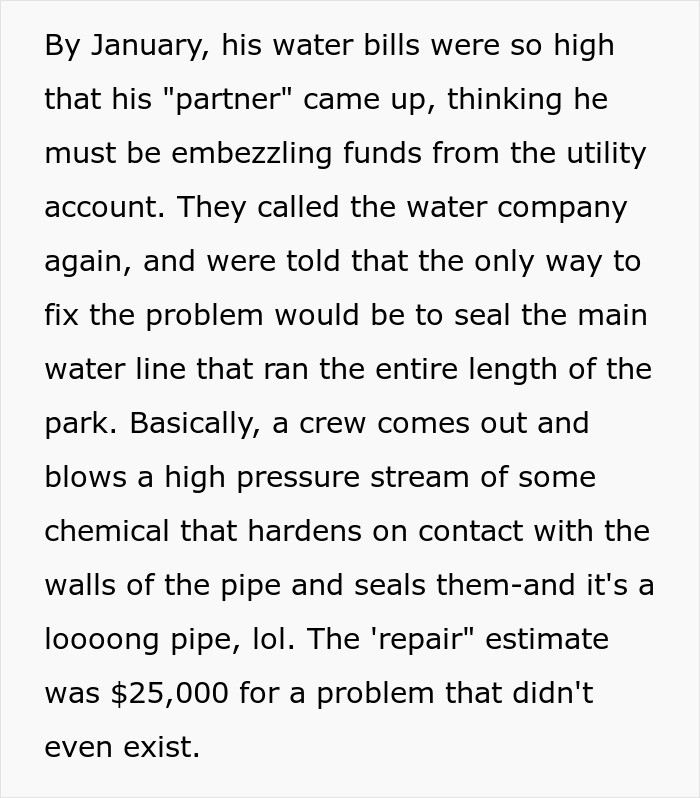 Landlord Won’t Fix Their Water Leak, So Tenants Let It Run Until He’s Forced To Pay $25K Landlord Won’t Fix Their Water Leak, So Tenants Let It Run Until He’s Forced To Pay $25K