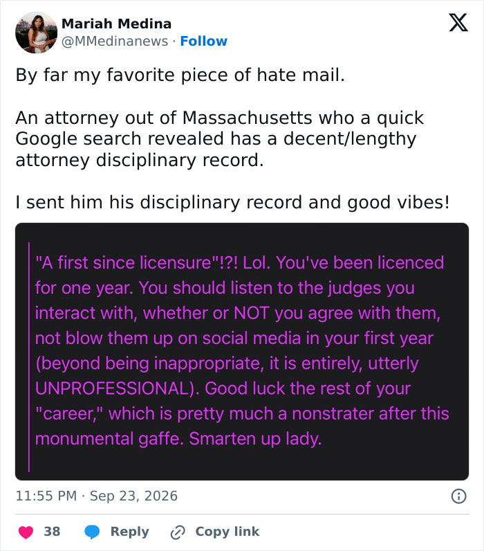 Lawyer Whom Judge Called Out For “Inappropriate” Dress Now Reveals Absurd Responses From Other Female Colleagues Lawyer Whom Judge Called Out For “Inappropriate” Dress Now Reveals Absurd Responses From Other Female Colleagues