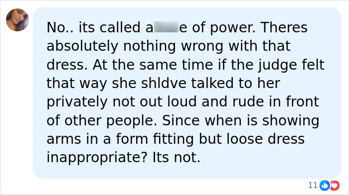 Lawyer Whom Judge Called Out For “Inappropriate” Dress Now Reveals Absurd Responses From Other Female Colleagues Lawyer Whom Judge Called Out For “Inappropriate” Dress Now Reveals Absurd Responses From Other Female Colleagues