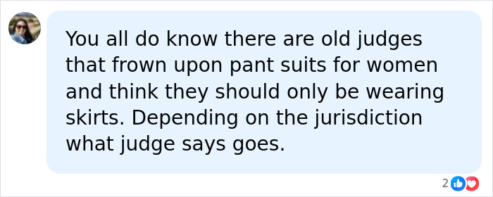Lawyer Whom Judge Called Out For “Inappropriate” Dress Now Reveals Absurd Responses From Other Female Colleagues Lawyer Whom Judge Called Out For “Inappropriate” Dress Now Reveals Absurd Responses From Other Female Colleagues