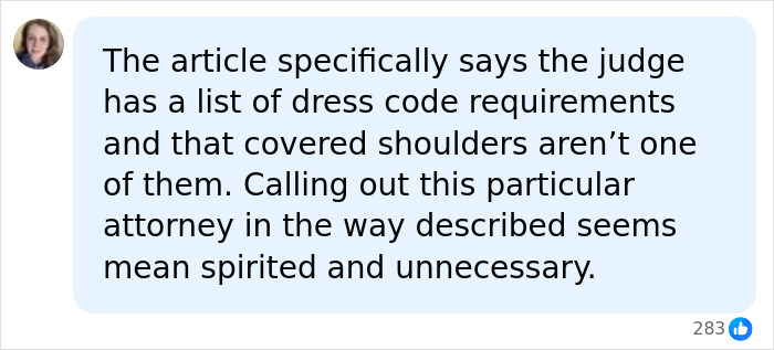 Lawyer Whom Judge Called Out For “Inappropriate” Dress Now Reveals Absurd Responses From Other Female Colleagues Lawyer Whom Judge Called Out For “Inappropriate” Dress Now Reveals Absurd Responses From Other Female Colleagues