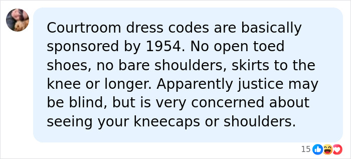 Lawyer Whom Judge Called Out For “Inappropriate” Dress Now Reveals Absurd Responses From Other Female Colleagues Lawyer Whom Judge Called Out For “Inappropriate” Dress Now Reveals Absurd Responses From Other Female Colleagues