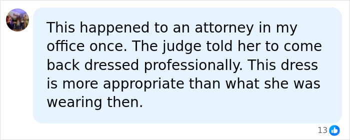 Lawyer Whom Judge Called Out For “Inappropriate” Dress Now Reveals Absurd Responses From Other Female Colleagues Lawyer Whom Judge Called Out For “Inappropriate” Dress Now Reveals Absurd Responses From Other Female Colleagues