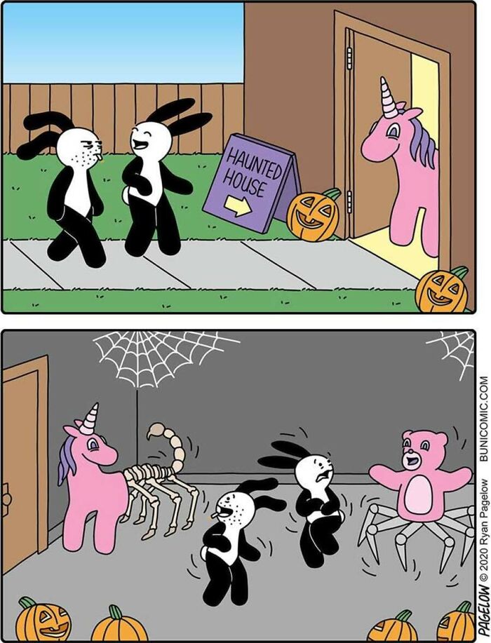 17 Buni Comics Where A Pink Unicorn Turns Magic Into Darkly Hilarious Chaos