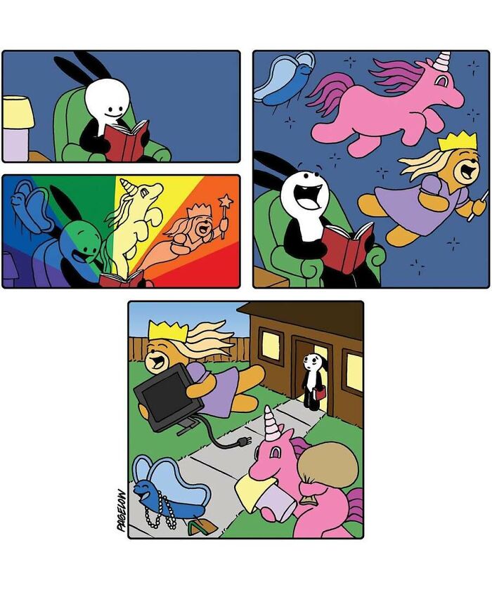 17 Buni Comics Where A Pink Unicorn Turns Magic Into Darkly Hilarious Chaos