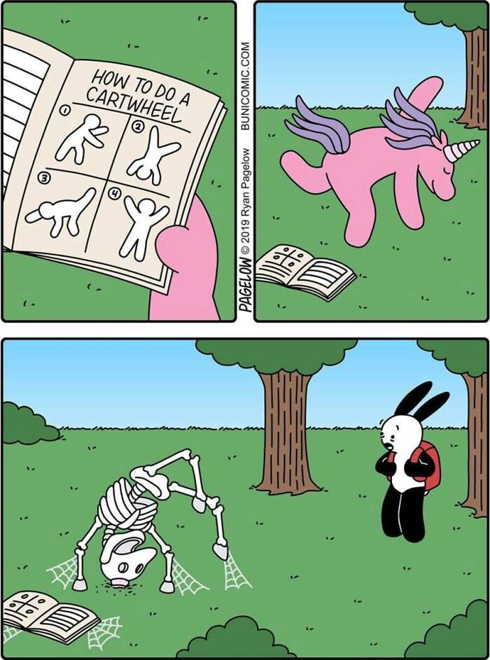 17 Buni Comics Where A Pink Unicorn Turns Magic Into Darkly Hilarious Chaos