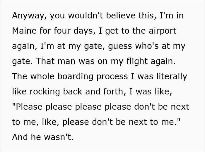 Woman Tries To Ignore Creepy Seatmate Who Won’t Shut Up, Until She Gets Moved And The Reason Surprises Her Woman Tries To Ignore Creepy Seatmate Who Won’t Shut Up, Until She Gets Moved And The Reason Surprises Her