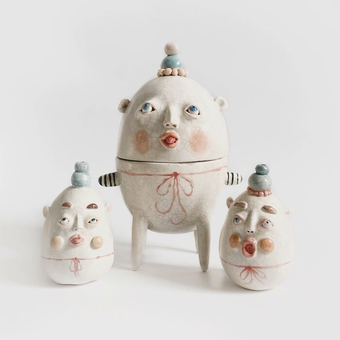 This Artist Creates Adorable Weird Ceramic Sculptures That Double As Home Decor (40 Pics)