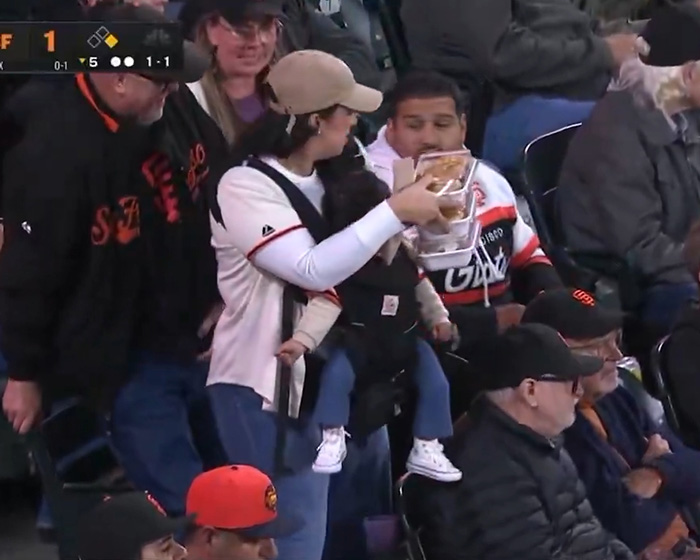 “Would Have Divorce Papers In My Hand”: Husband Goes Viral For Treatment Of Wife During Baseball Match