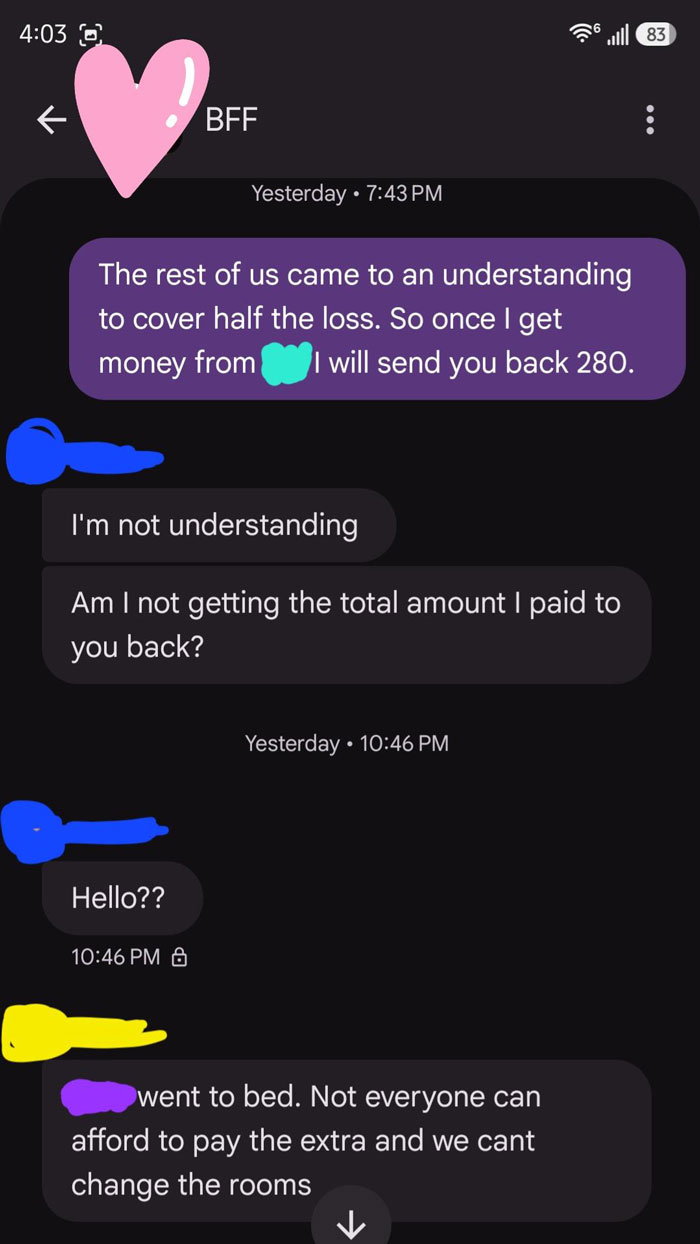 Entitled Friend Backs Out Of Trip, Starts Blaming Everyone And Making Demands Entitled Friend Backs Out Of Trip, Starts Blaming Everyone And Making Demands