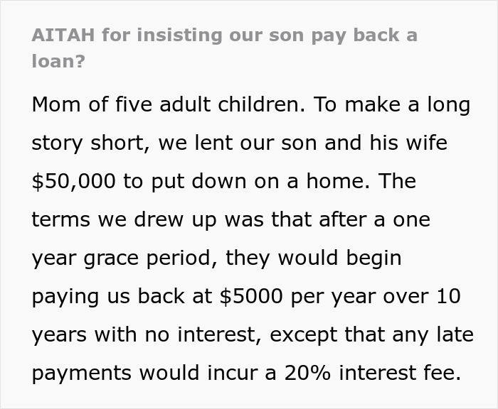 Son Takes A Loan From Parents, Throws Massive Tantrums And Makes Accusations After Being Asked To Repay It Son Takes A Loan From Parents, Throws Massive Tantrums And Makes Accusations After Being Asked To Repay It