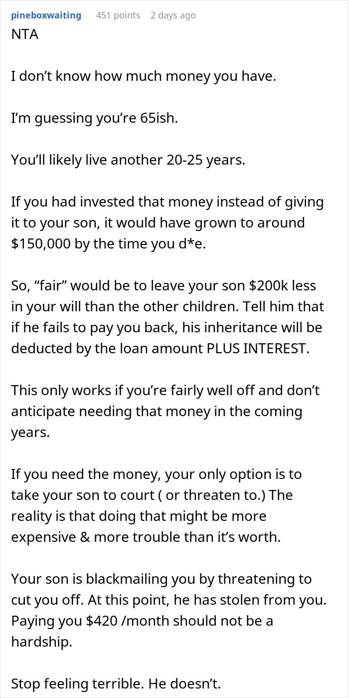 Son Takes A Loan From Parents, Throws Massive Tantrums And Makes Accusations After Being Asked To Repay It Son Takes A Loan From Parents, Throws Massive Tantrums And Makes Accusations After Being Asked To Repay It