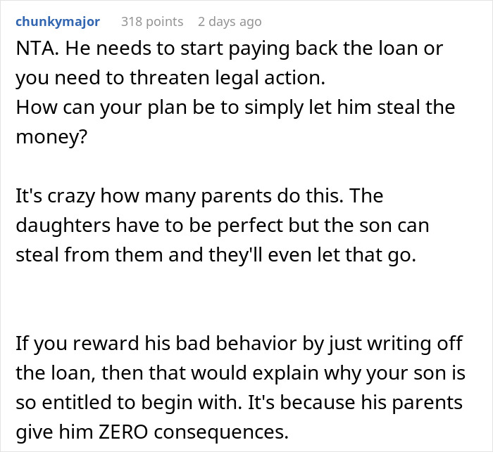 Son Takes A Loan From Parents, Throws Massive Tantrums And Makes Accusations After Being Asked To Repay It Son Takes A Loan From Parents, Throws Massive Tantrums And Makes Accusations After Being Asked To Repay It