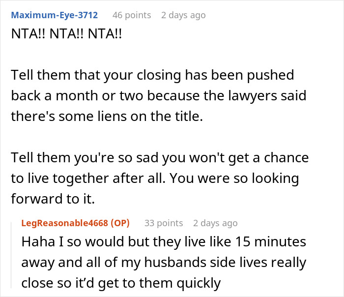 Couple’s Dream Home Turns Into A Nightmare Before They Even Move In, Thanks To Some Very Entitled In-Laws Couple’s Dream Home Turns Into A Nightmare Before They Even Move In, Thanks To Some Very Entitled In-Laws